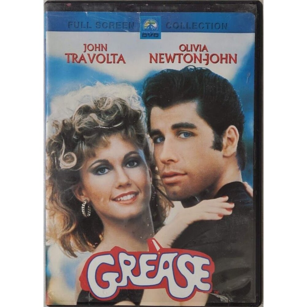 Grease (1978) DVD 2002 Paramount Full Screen John Travolta Olivia Newton-John